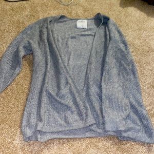 Gray Hollister Oversized Cardigan